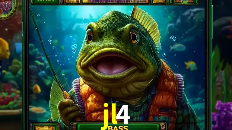 Personagem de peixe pescador do popular jogo de slot com tema de pescaria, uma das emocionantes opções de caça-níqueis para jogar e ganhar no cassino jl4.